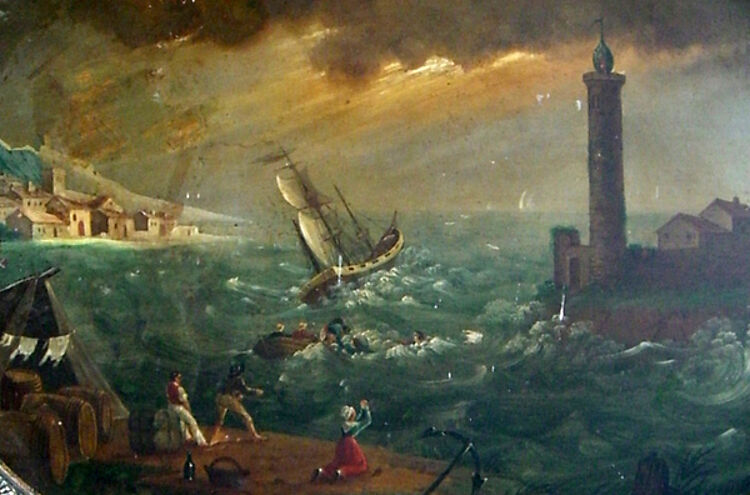 Gemälde - Seenot