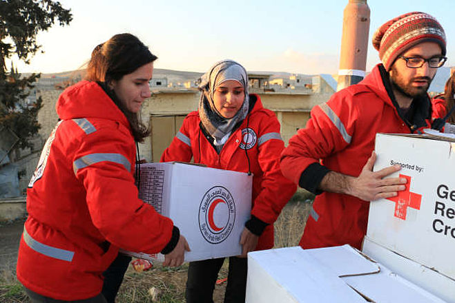 SARC, Krieg, Naher Osten, Syrian Arab Red Crescent, Frauen, Hilfe, Roter
