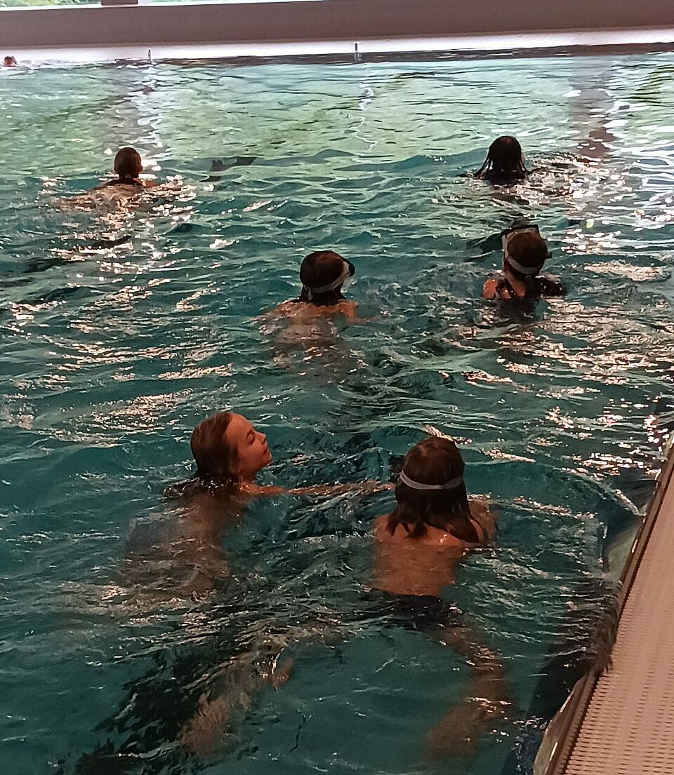 Schwimmtraining im Nordbad Versbach
